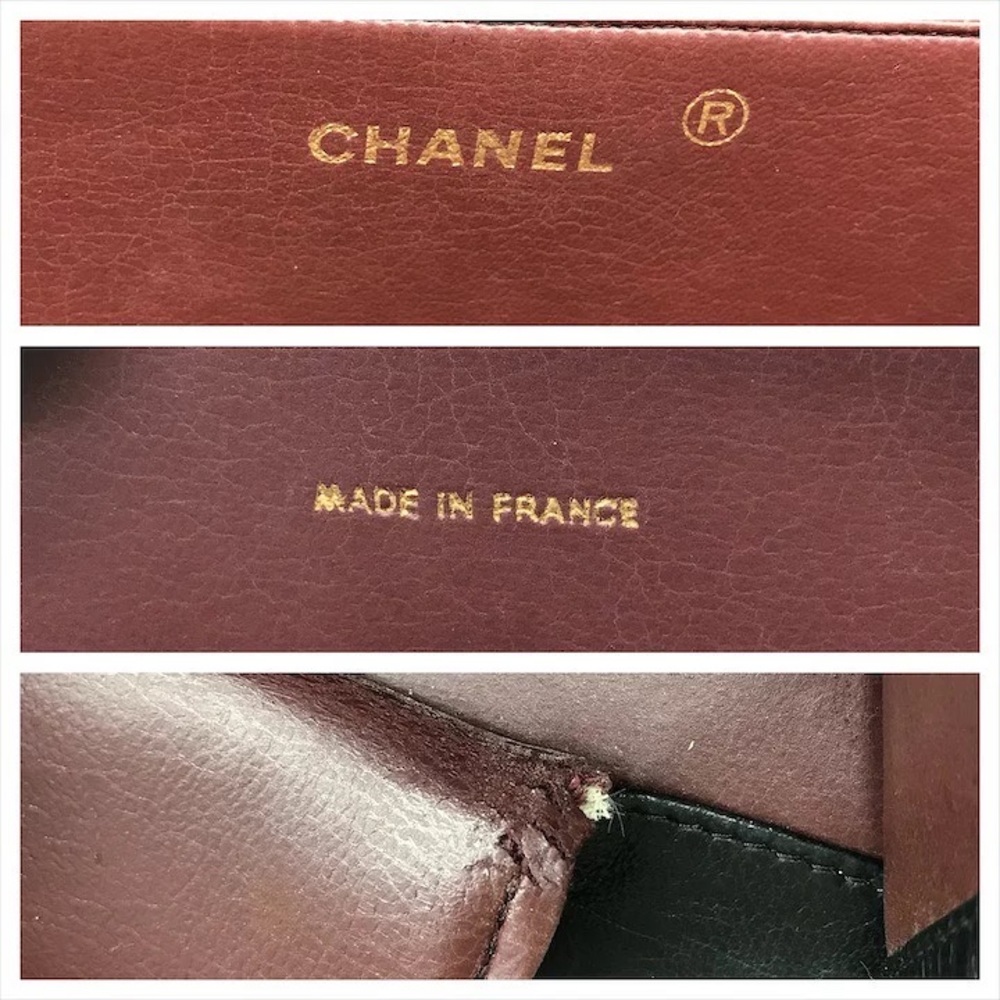 Authentic CHANEL black lambskin single flap classic 24k gold hardware bag - Picture 10 of 11
